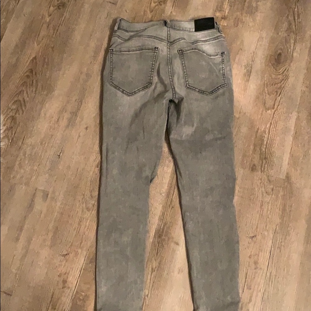 Gray Washed Jeans - image 4